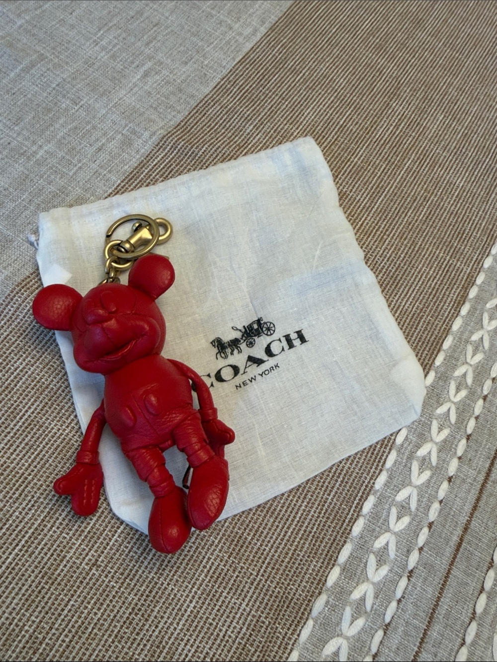 Coach X Disney Mickey Mouse Doll Charm - Picture 2 of 4